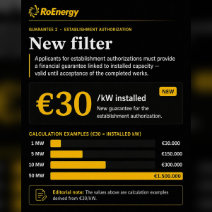 ANRE closes the door on speculative projects. Romania’s energy market enters a new phase